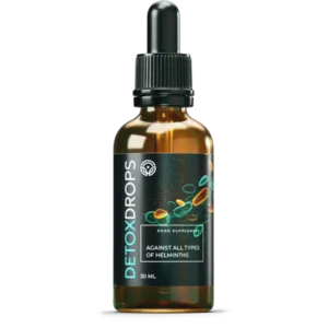 DetoxDrops Tropfen gegen Parasiten zur Normalisierung der Verdauung