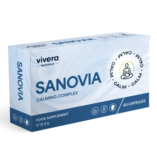 Vivera Sanovia Kapseln gegen Stress, für Ruhe und emotionales Wohlbefinden